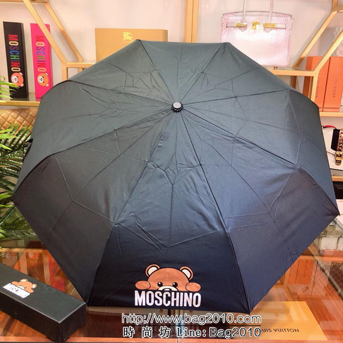 Moschino莫斯奇諾 火爆熊頭全自動伸縮手柄 防雨防紫外線隔熱傘  sll1044